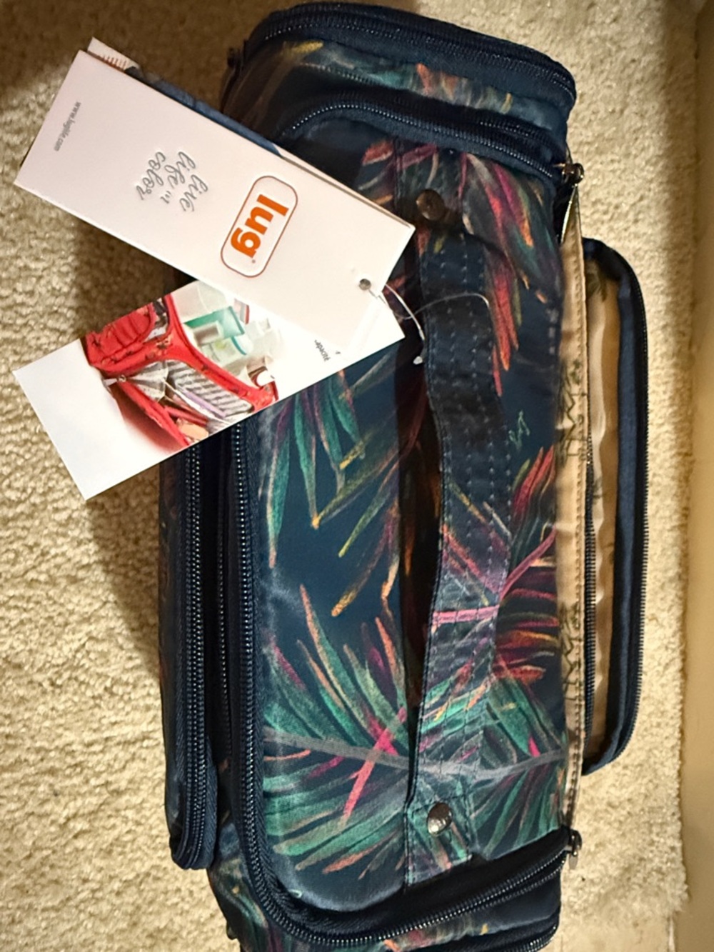 NWT lug trolley cosmetic case